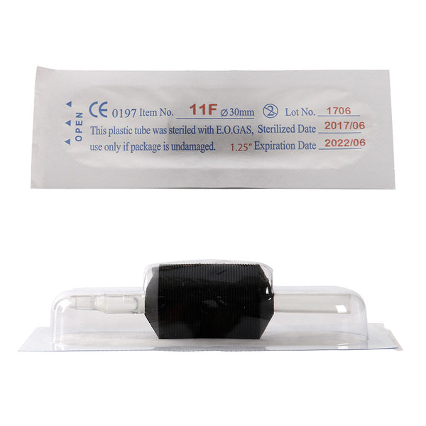 Vortex Black 1.25 inch Disposable Tubes 15pcs